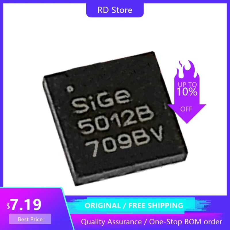 

5PCS SE5012BT-R SIGE5012B SE5012B SIGE 5012B QFN-163 SMD sige 5012B RF front-end chip RF amplifier IC Free Shipping