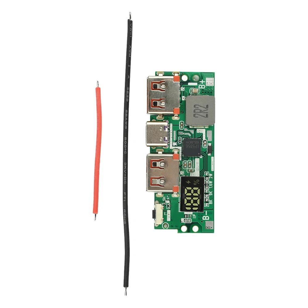 PD22.5W Batterie-Aufbewahrungsbox Schnellladung DIY Power 1260110 Powerbank-Gehäuse Elektronik-Kit – Detail 20