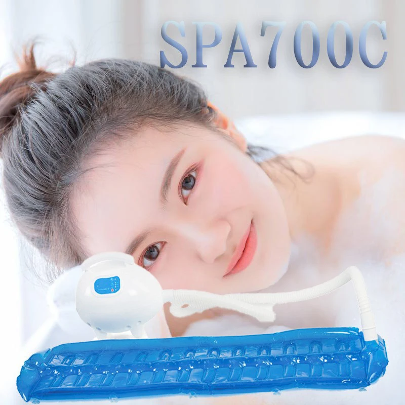 Home Ultrasonic Spa Machine Bubble Bath Spa with Warm Air PVC Mat AC110-120V/AC220V-240V 50HZ-60HZ 700W 75L/S