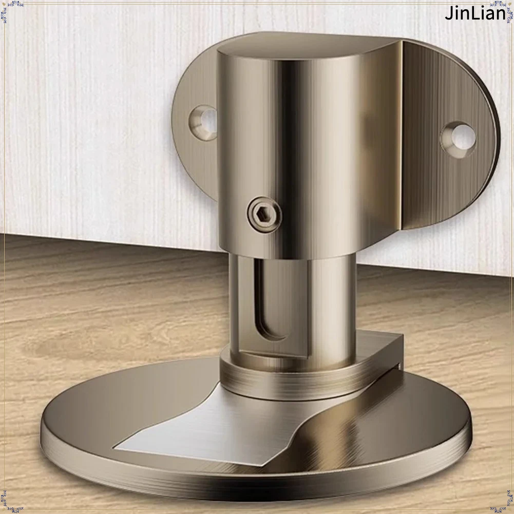 Silent Catch Adjustable Door Stop For Home Doors Flexible Installation Door Stop Protection Low-profile Design