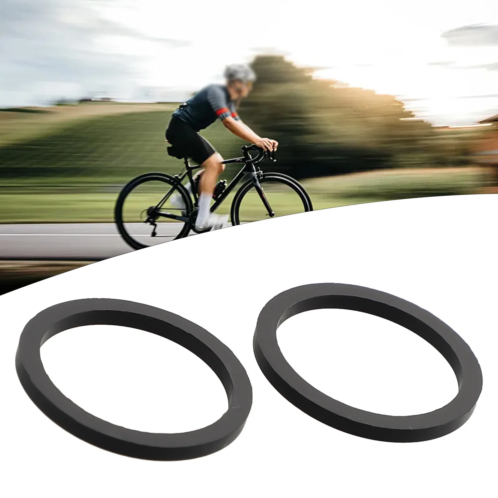 2Pcs Mountain Road Bike Disc Brake Caliper Sealing Ring O-Ring Brake Piston Bicycle Wear-Resistant Sealing Ring For Shimano