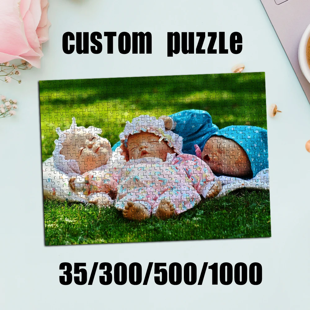 35/300/500/1000pcs Personalized Custom Photo Puzzle best friend Customize Funny Adult Leisure Toys Gift