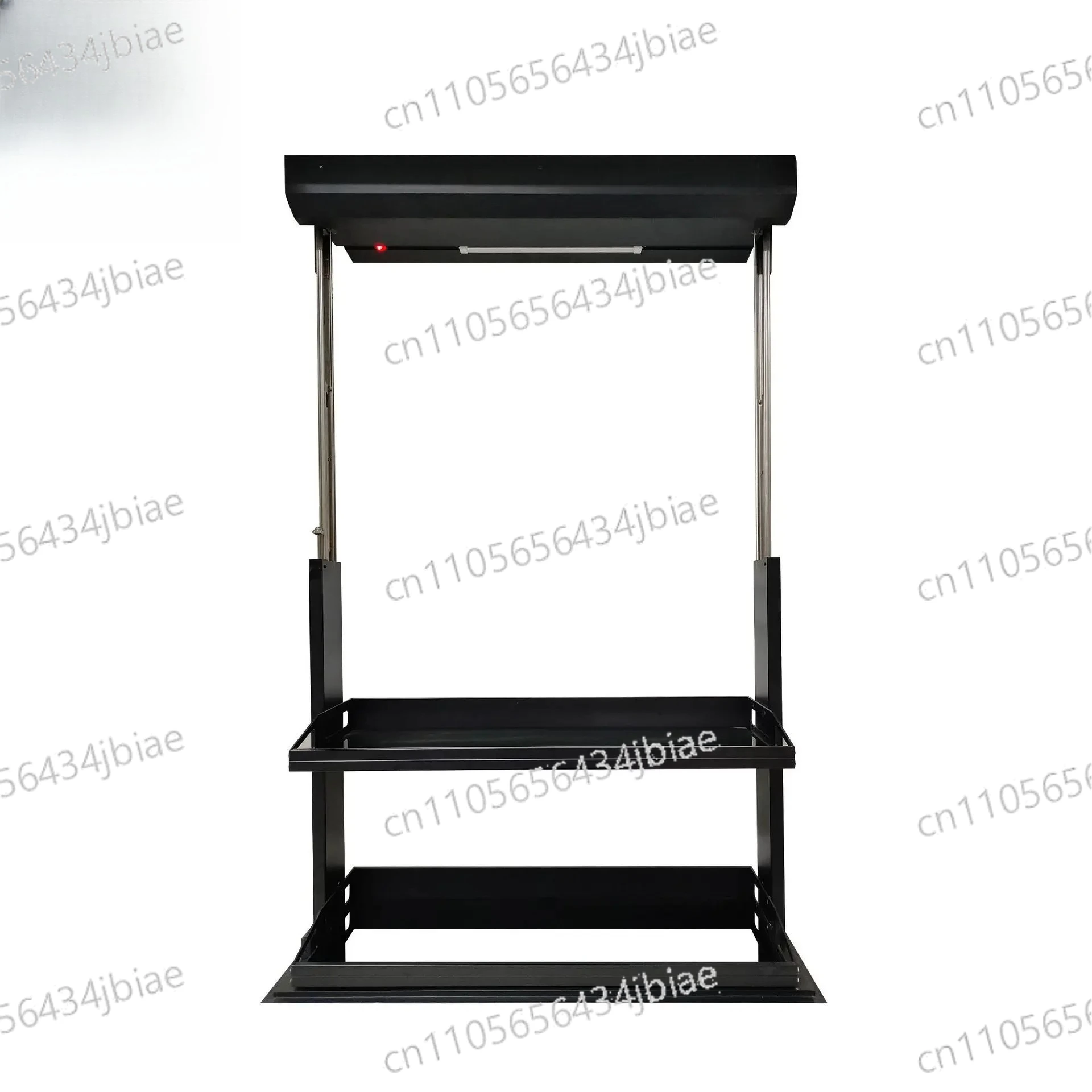 Kitchen hanging cabinet vertical electric lift basket intelligent voice touch