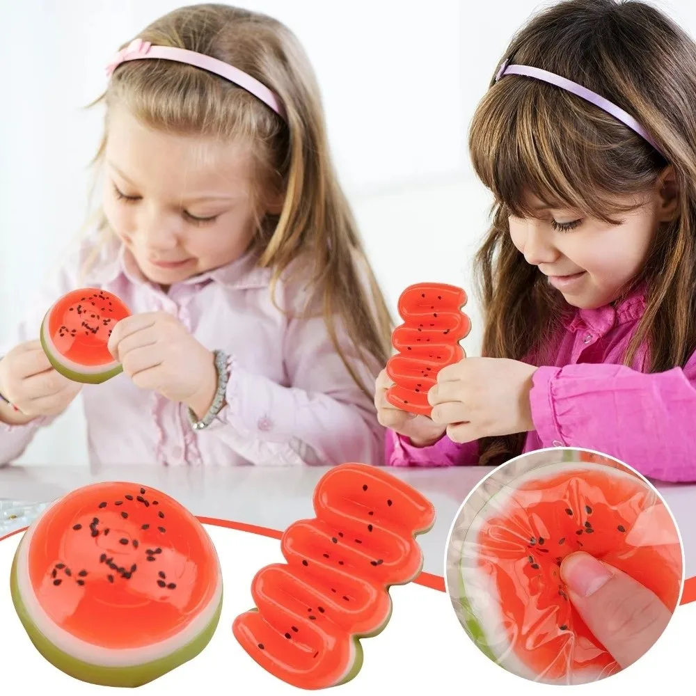 New Fashion Cat Paw Watermelon Stress Reliever​​ Cream Slime Squeezable Anti-stress Squeeze Slow Rebound Stress Relief Gift