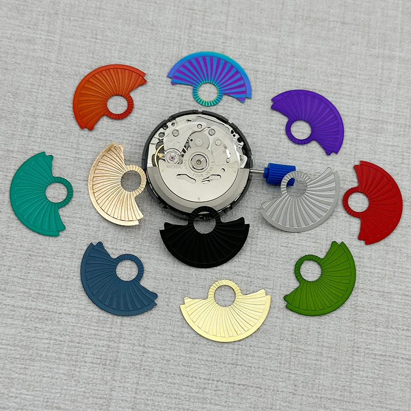 SKX007 NH35 Automatic Winding Rotor Metal Spacer for SKX007  NH34 NH35 NH36 NH38 4R35  7S Movement Case Watch Movement Rotors