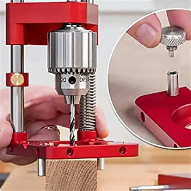 Drill Locator Woodworking Hole Drill Guide Dowel Jig Convenient Labor Saving Woodworking Drilling Template Guide Carpenter Tool