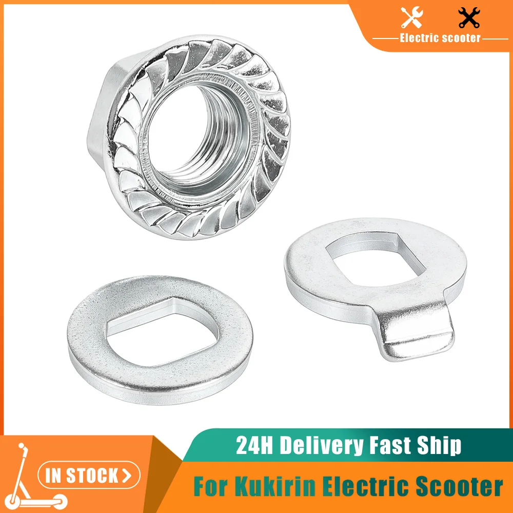 For Kukirin Scooter Motor Screw Gasket with Hook Stop Stainless Fixed Nuts Screws For Kukirin A1 Electric Scooter Motor Nuts