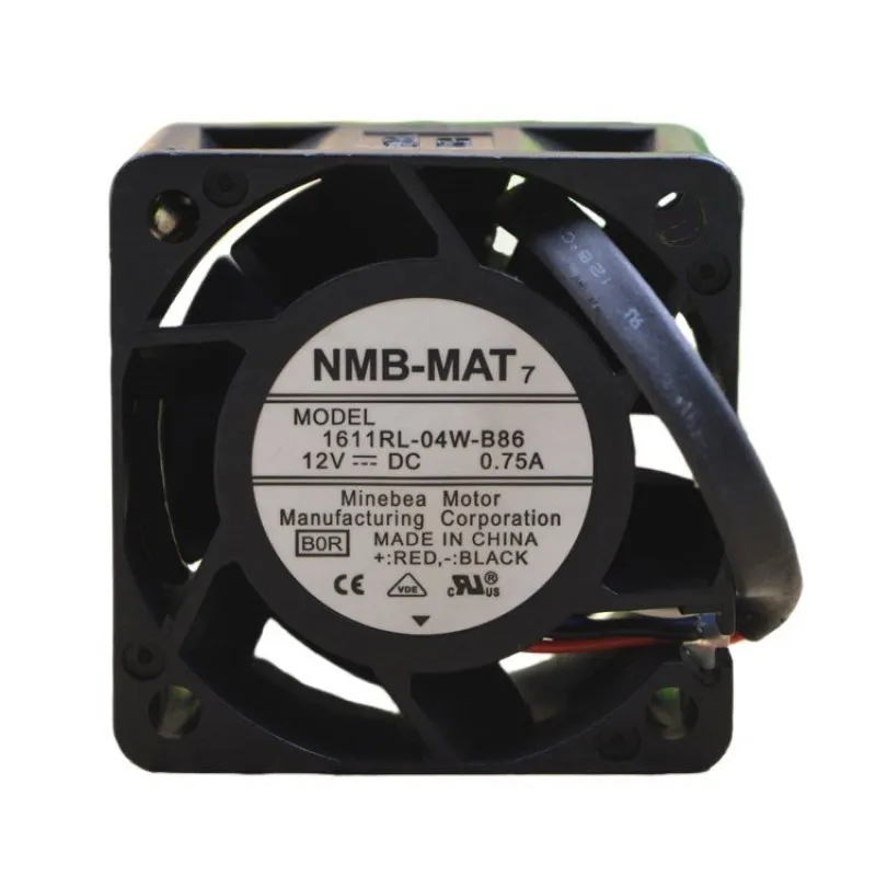 

1611RL-04W-B86 12V 0.75A High RPM Fan Violence 4028 4CM 40mm Cooling Fan For NMB