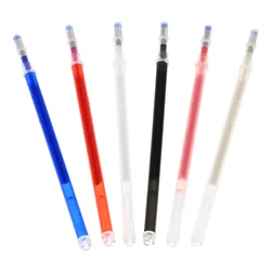 10pcs Erasable Refill Pen High Temperature Auto-disappear Sewing Stitching Leather Craft Drawing Line Cutting Marking Clothing
