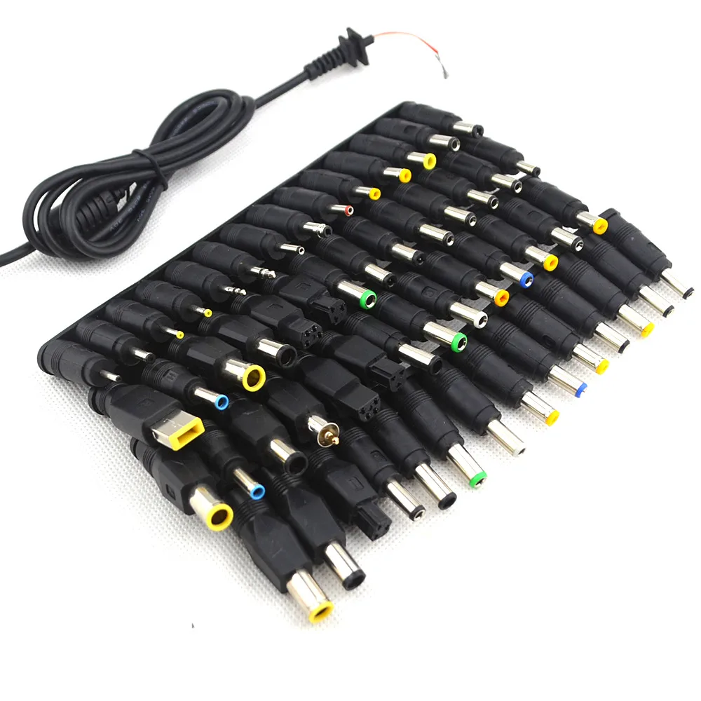 75 Pcs Universal Laptop DC Power Supply Adapter Connector Plug AC DC Conversion Head Jack Charger Connectors Notebook Power Adap