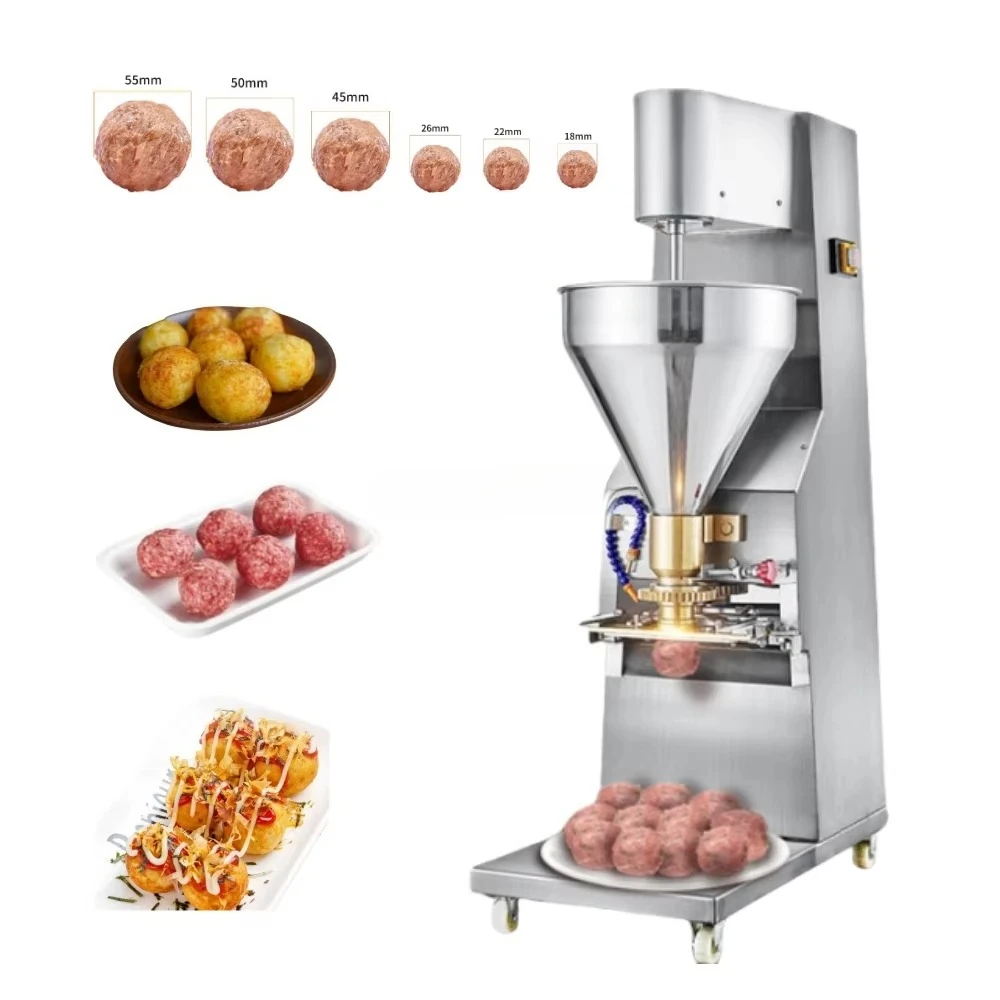 Commercial high-efficiency chicken, fish, potato ball, octopus ball forming machine, meatball making machine