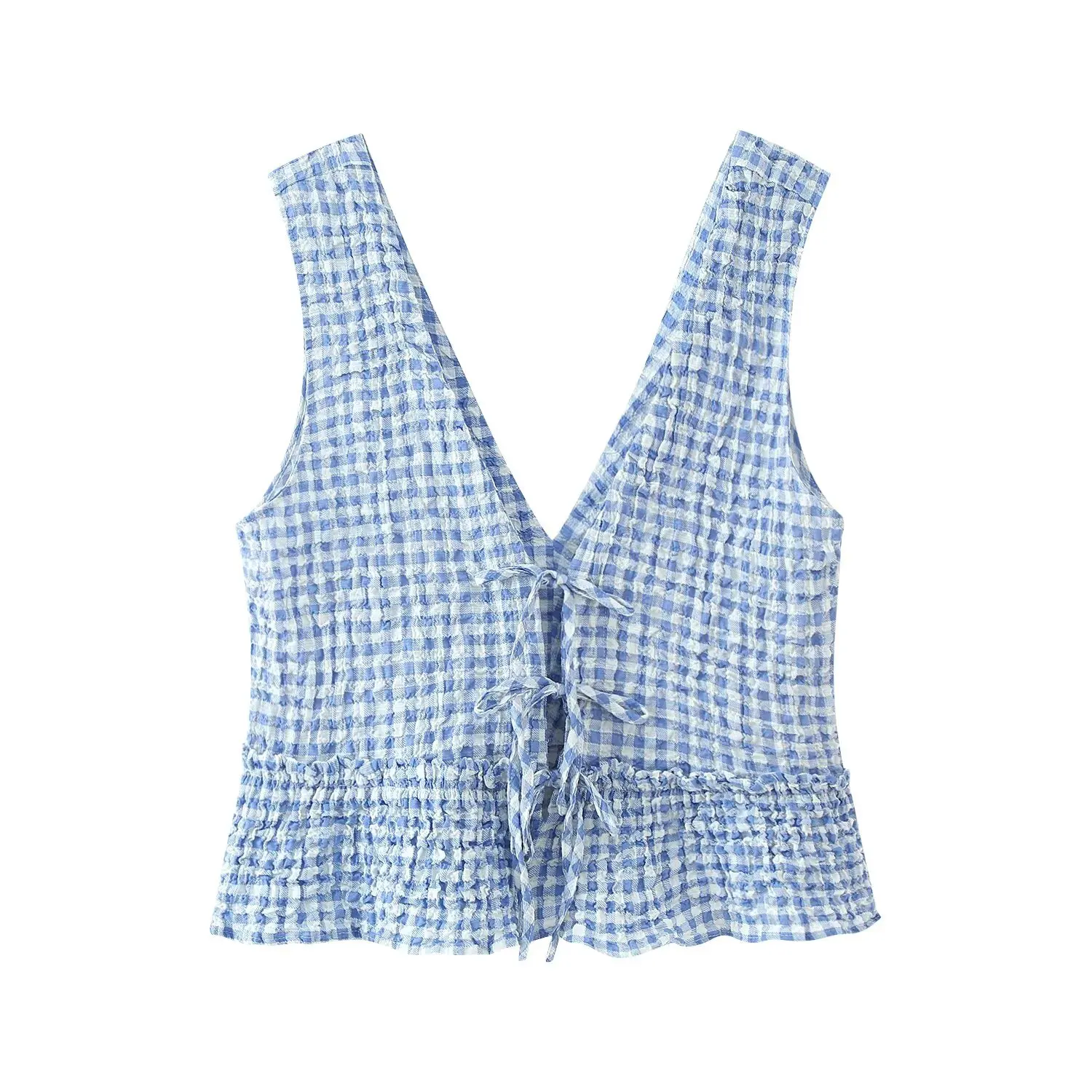 NINE ZAR Plaid da donna ort Top Midi Gonna a mantella Set V-ne Svel Pantaloni lunghi Faionable Collezione autunnale in due pezzi