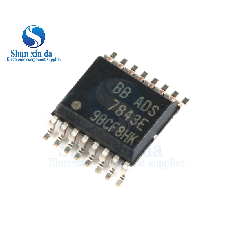 ADS7843E 7843E ADS7843 SSOP-16 Touch Screen Controllers 12-bit Sampling Analog To Digital Converter ADC IC SMD Chip