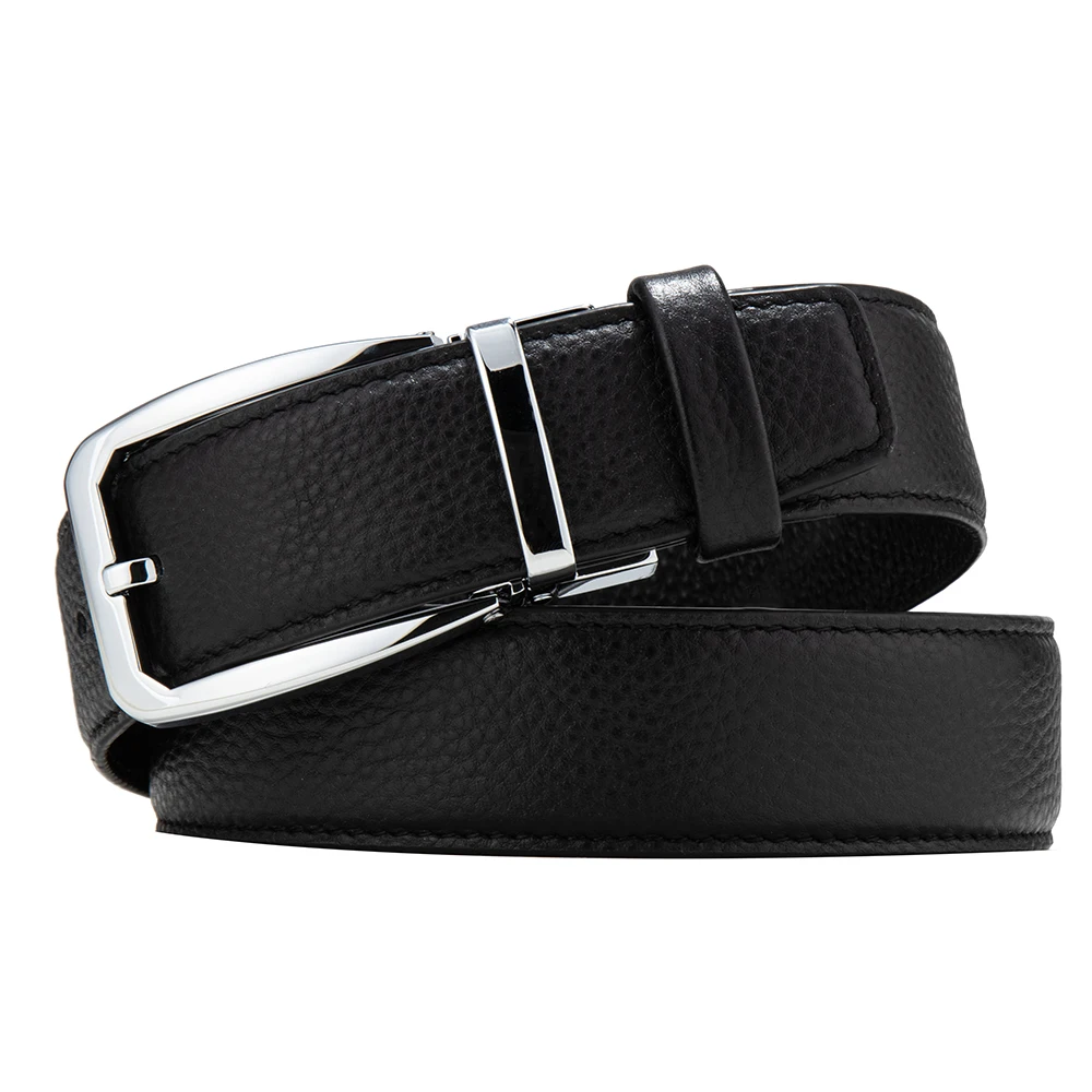 Belts For Men Metal Pin Buckle Men's belt Genuine Leather Luxury Brand Men's Belt Cowhide Jeans Strap for Business Work - Image 3