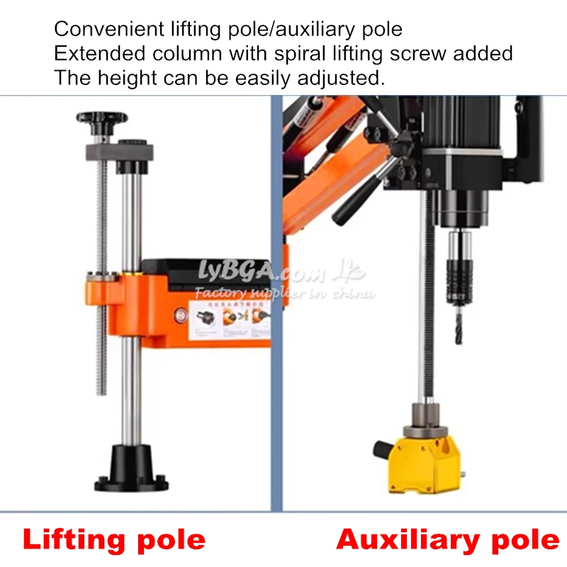 2000W Electric Tapping Machine M3-M36 Servo Motor Tapper Drilling Threading Machine With Chucks Optional Working Table