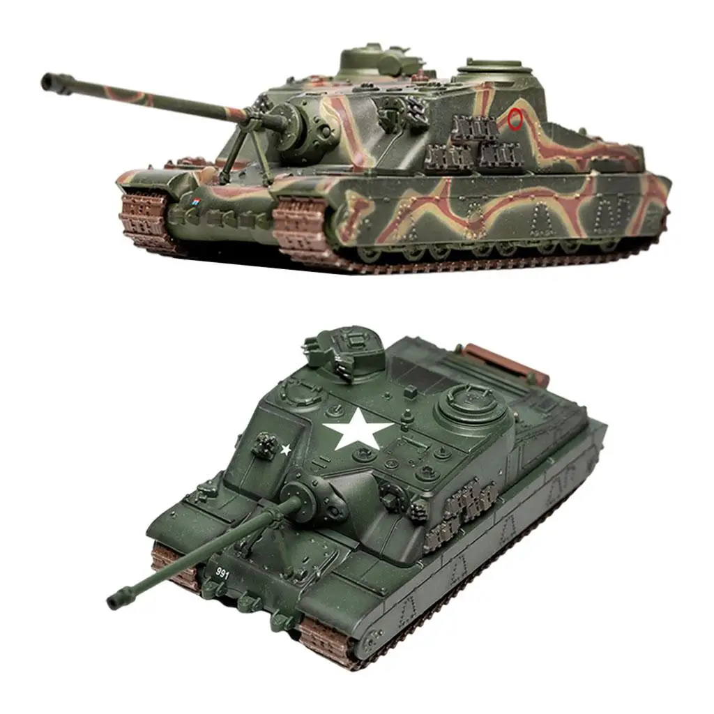 Colección de vehículos tanque fundidos a presión de aleación, decoración de escritorio de oficina, regalos para adultos, juguetes, 1/72