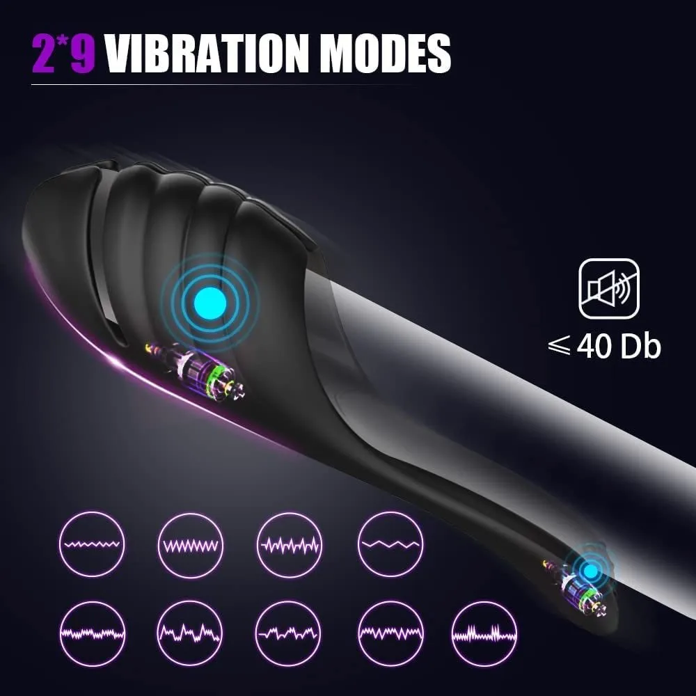 HESEKS Men Penis Trainer Male Vibrator Masturbators For Men Delay Ejaculation Stimulate Glans Massager Sex Toys For Men