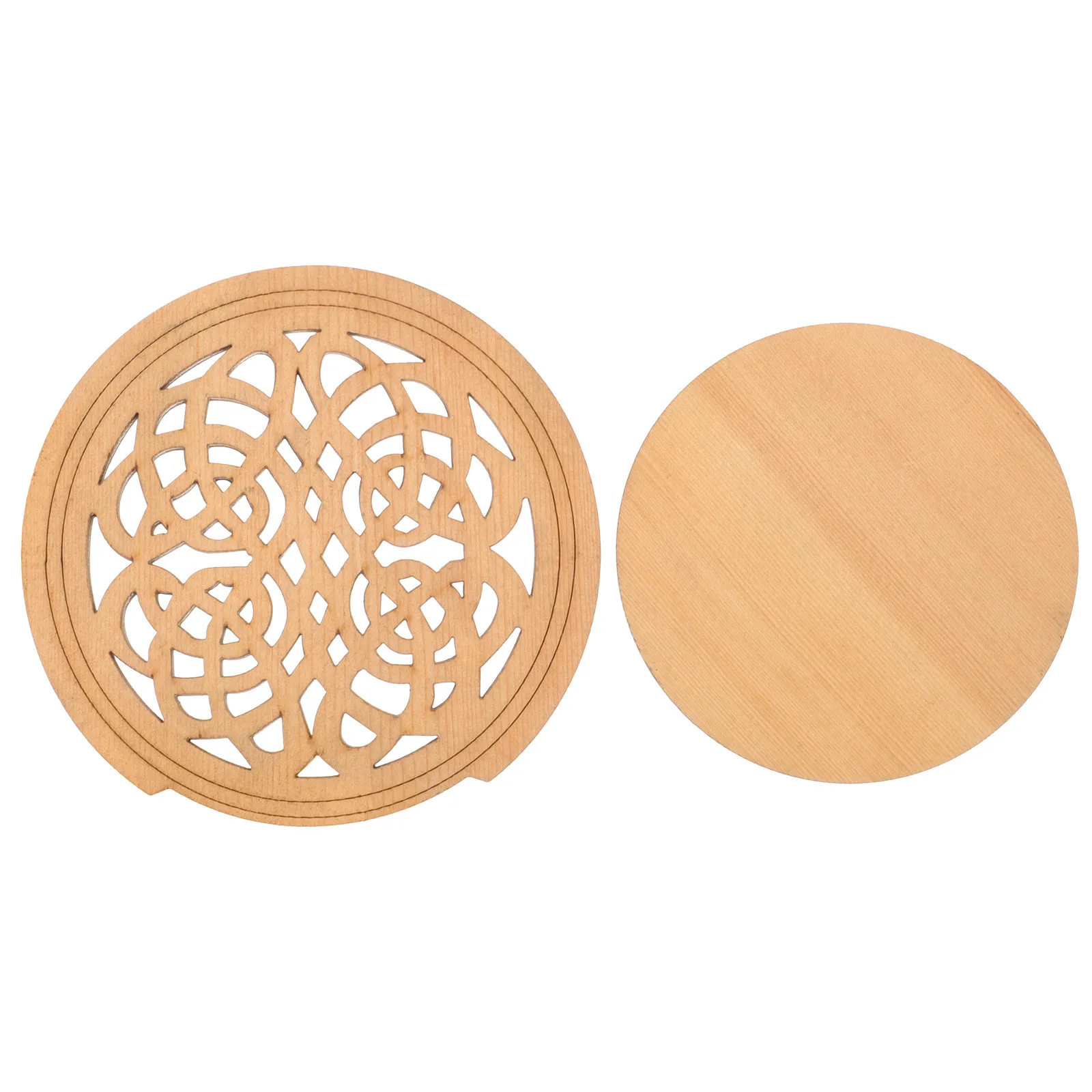 Guitar Sound Hole Cover Wooden Acoustic Guitar Accessory Dampens Unwanted Feedback Smooth Burr Free Surface Lightweight