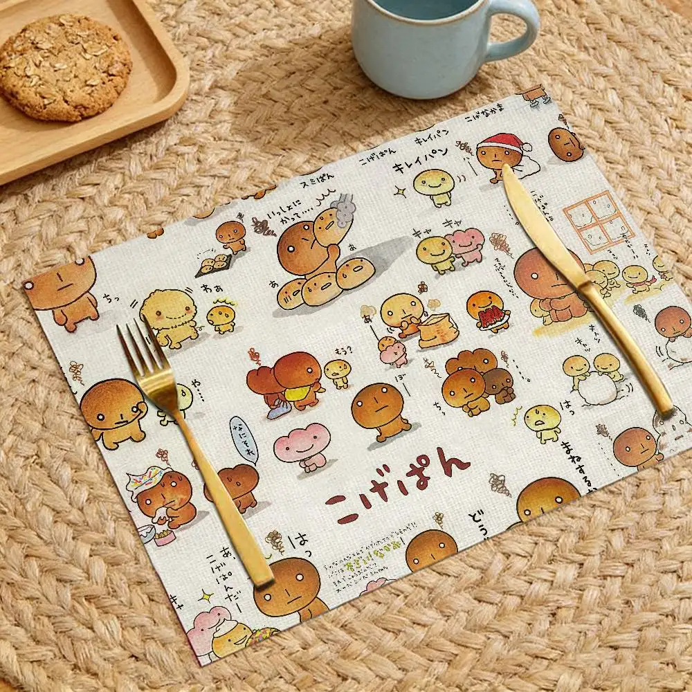 Japan Cute Kogepan Placemats For Cafes Casual Restaurants Outdoor Picnics Camping