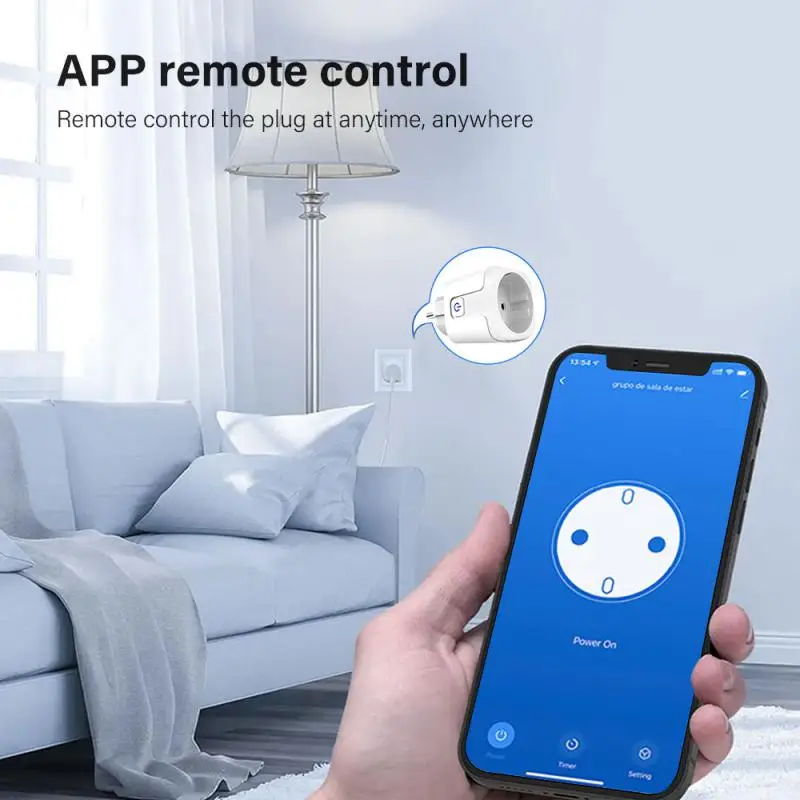 20A EU Smart Plug Tuya Zigbee3.0 Remote Power Socket With Energy Monitoring Function Voice Control For Alexa Yandex Alice Google