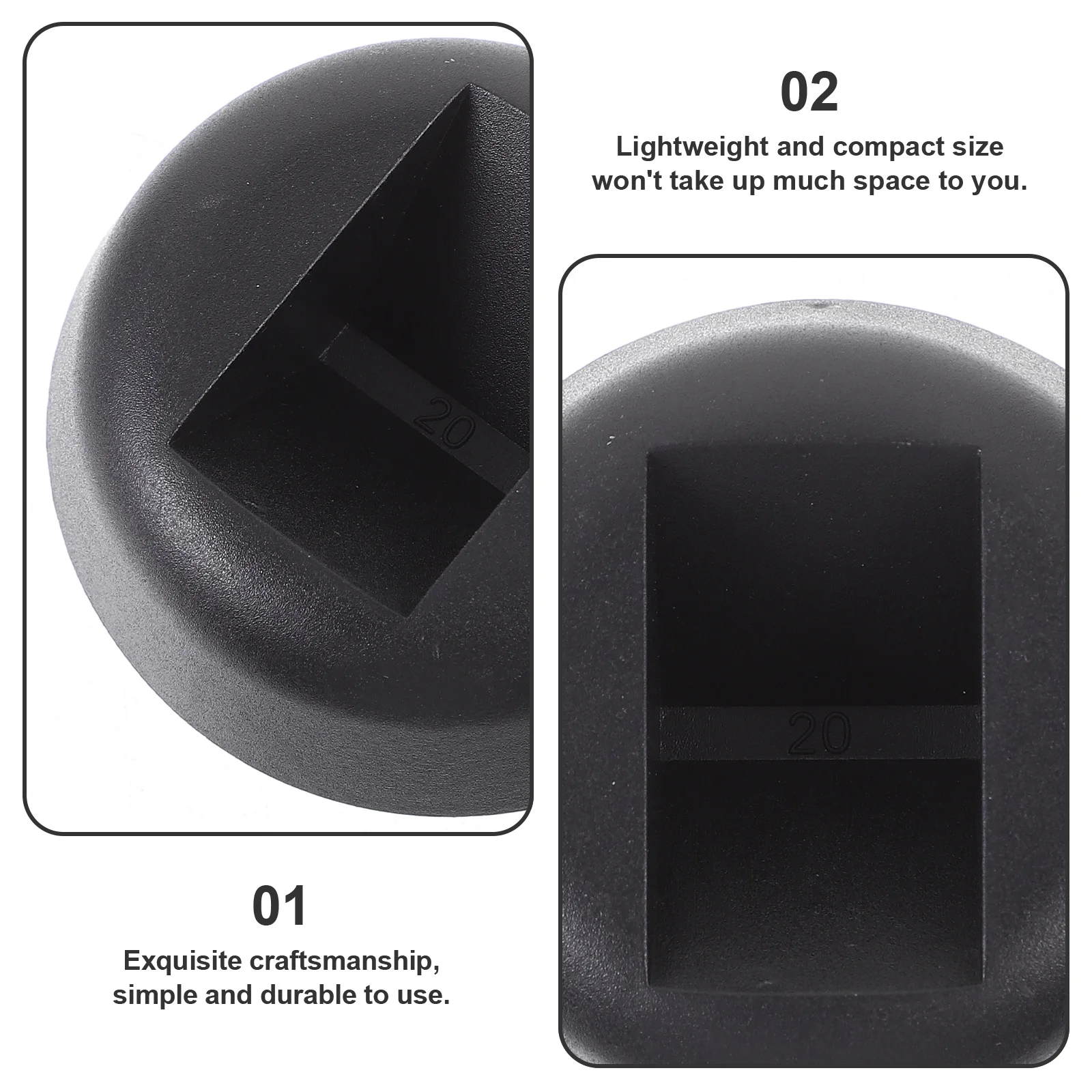 

10Pcs Jewelry Display Box Bases Durable Plastic Stand Base for Floating Frame Holder Display Rack for Store Counter Use