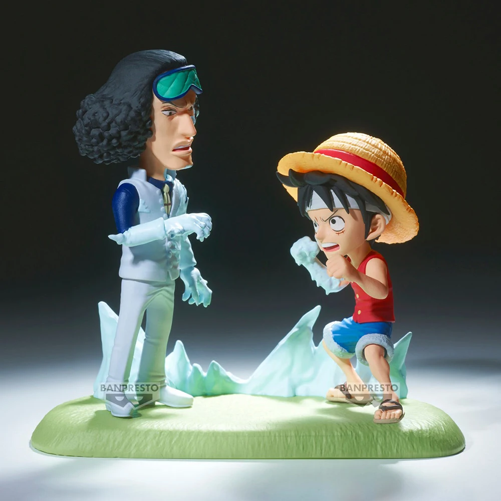Original en Stock Bandai Spirits Glitter & Glamours One Piece - Aokiji - Monkey D. Luffy Anime Figure Action Figure Garage Kit
