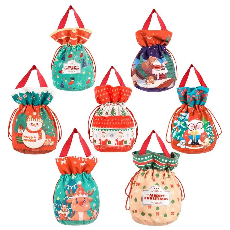 

Treat Candy Bags Cute Vivid Drawstring Bags Soft Comfortable Candy Bags For Christmas Birthday New Year Easter Family Friends