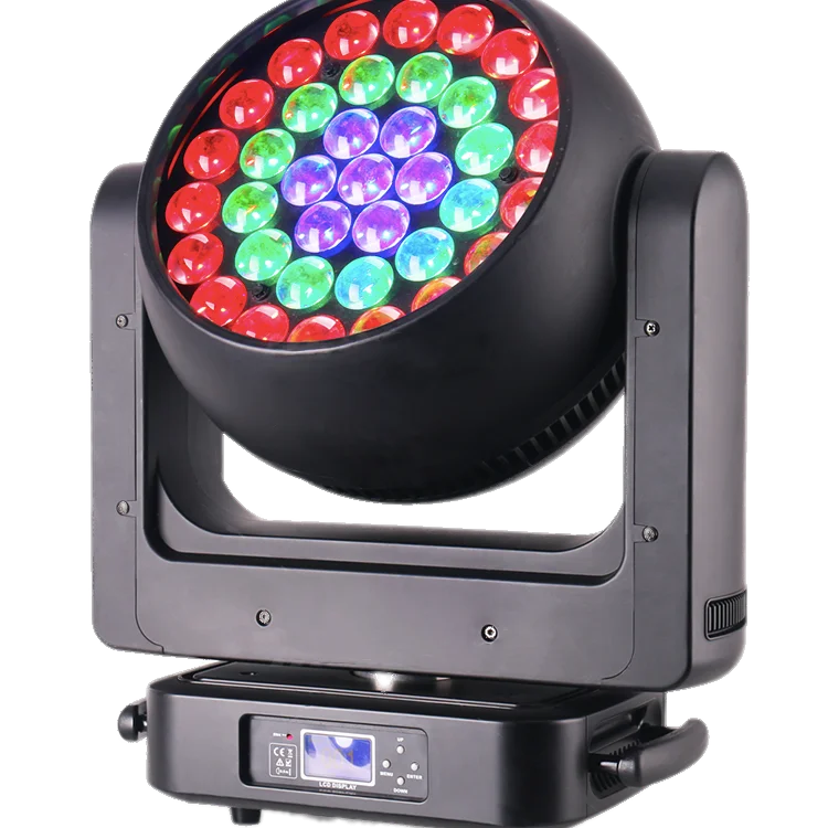 850W 1000W RGBW 4in1 Colorful 37pcs 25W Zoom Wash Moving Head Dj Stage Light Led Wash Beam Zoom Moving Head