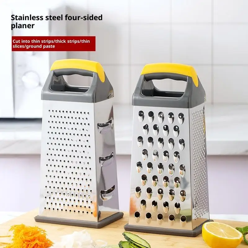 Four-Sided Peeler Kitchen Tool Stainless Steel Four-Sided Melon Peeler Multi-Sided Peeler Vertical