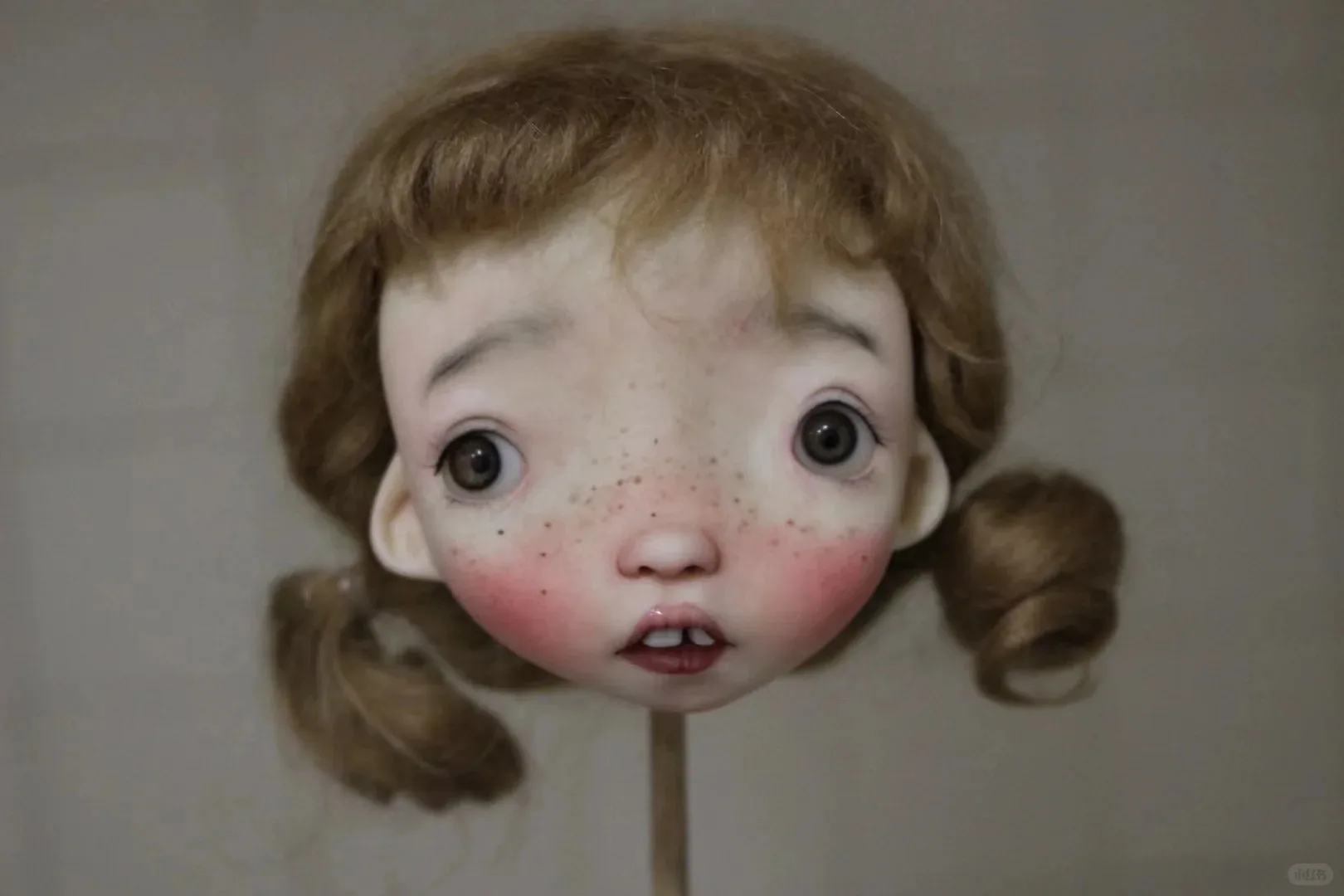 

SD BJD doll 1/6 qbaby, a little retarded boy with missing teeth and a big head, makeup for boys and girls, high-end resin head,