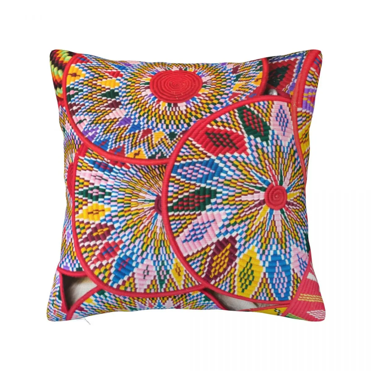 Ethiopian Plates Sefed Pillowcase Printing Polyester Cushion Cover African Art traditional Pillow Case Cover Home Drop Shipping