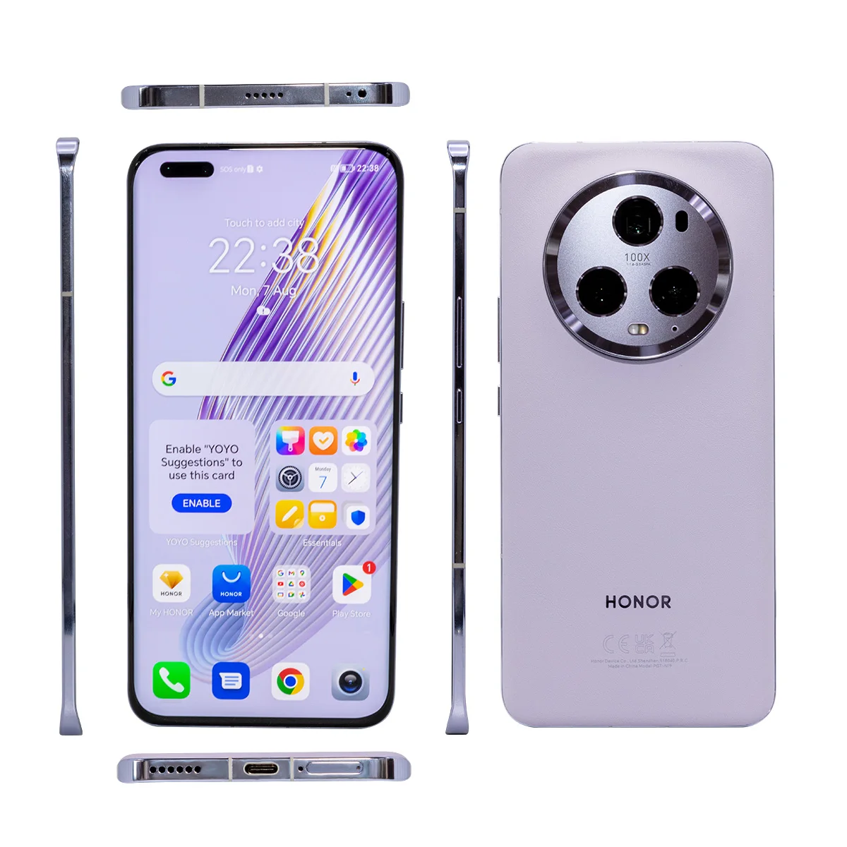 HONOR Magic5 Pro 글로벌 버전, 스냅드래곤 8 Gen 2, 12GB, 512GB, 120Hz, 66W 슈퍼 차지 트리플 50MP 카메라, 100X 디지털 줌 5