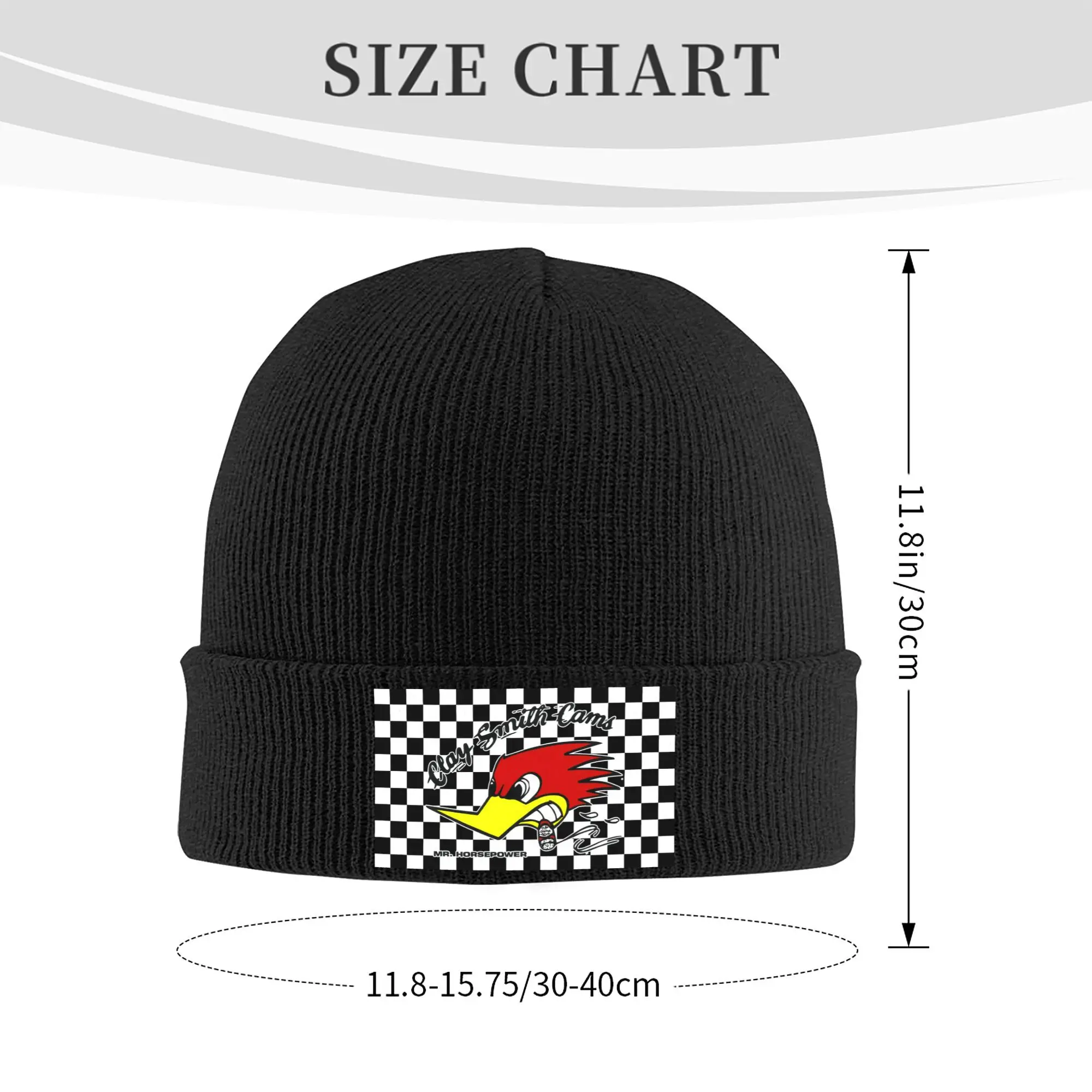 Custom Mr. Horsepower Clay Smith Cams Bonnet Hats  Hip Hop Knitting Hat Winter Warm Made In The USA Skullies Beanies Caps