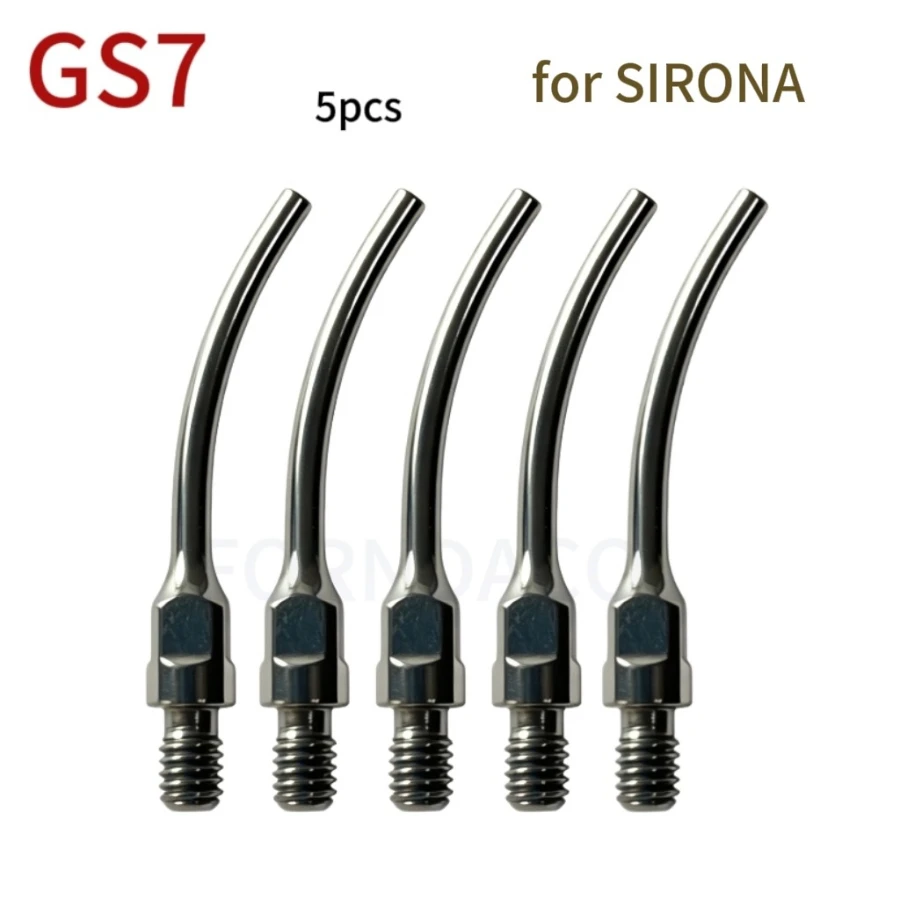 5pcs GS7 Dental Ultrasonic Scaler Tips for dentist dental equipment teeth whitening scaling tip handpiece for SIRONA