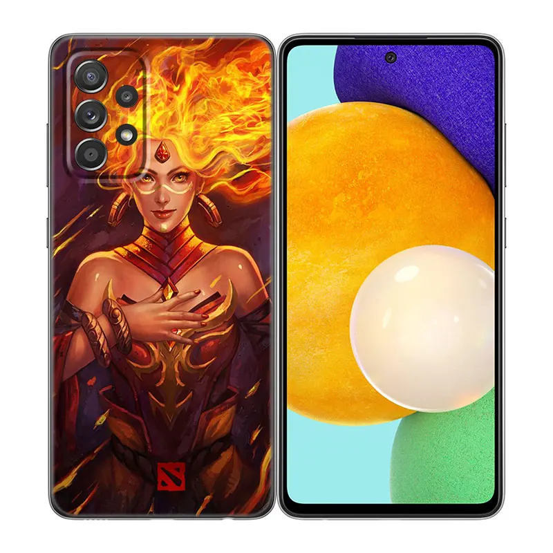 Game Dota 2 Black Phone Case For Samsung A13 A22 A24 A32 A23 A25 A34 A35 A52S A53 A54 A55 A73 5G A12 A14 A15 A31 A33 A50 A51 A72