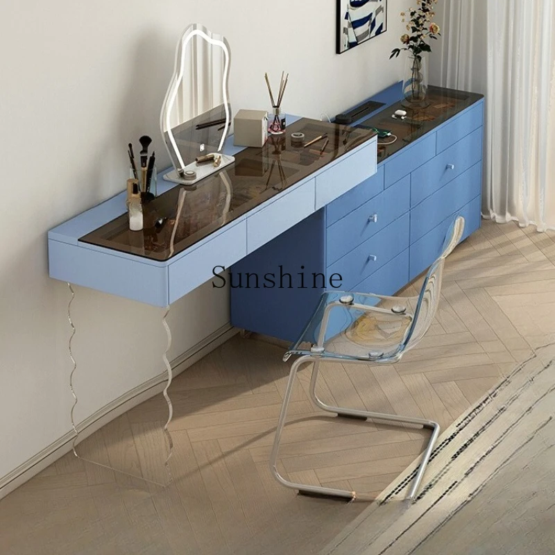 

Simple color dresser, locker, integrated room, high-end sense, practical storage, bedside cabinet