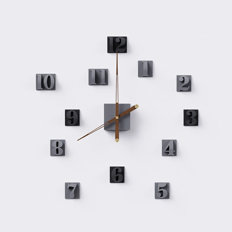 Wall Clocks Minimalist Aesthetic Luxury Quartz Clock Silent Clocks Wall Stylish Watches Living Room Decoration