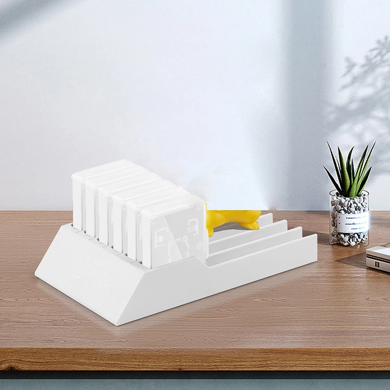 Transparent protective box for switch oled switch lite game card for tf card storage box