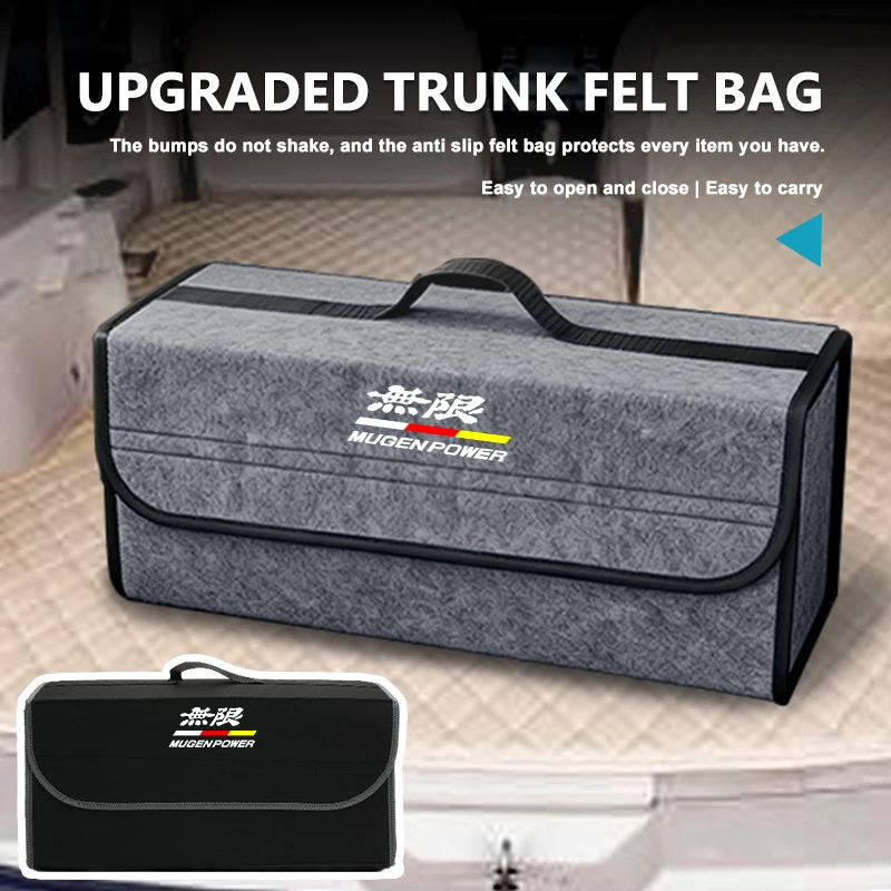 For Honda Car Trunk Storage Bag Organizer Sundries Stowing Tidying Box Insight Vezel CRV Odyssey Pilot Jazz Legend Stepwgn