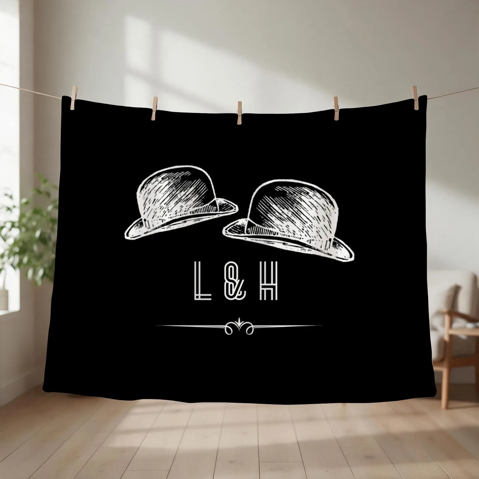 Laurel and Hardy Tribute design Classic Throw Blanket Soft Plaid for sofa christmas decoration Comforter Blankets
