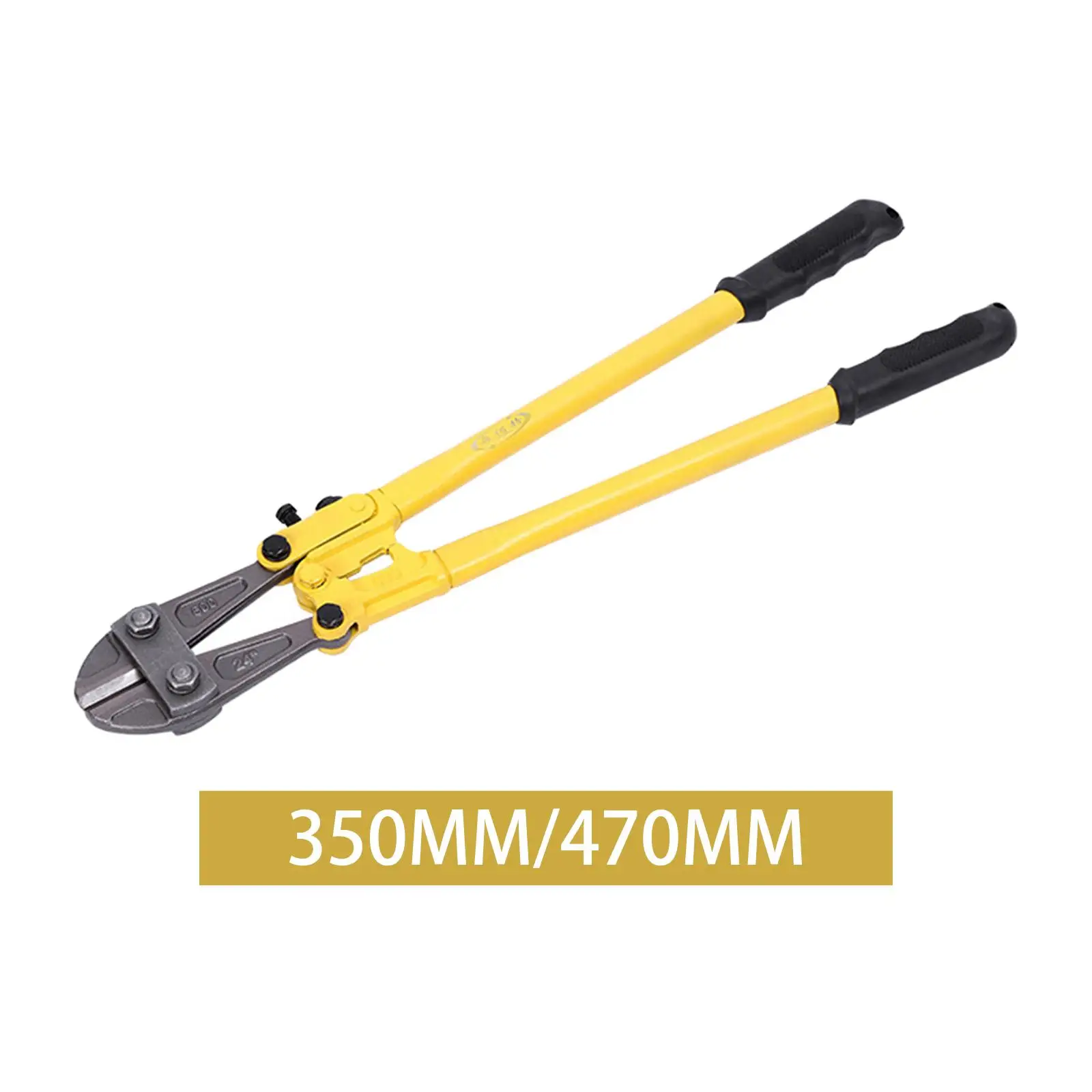 Bolt Cutter with Comfort Grip Forged T8 Steel Blade Heavy Duty Steel Bar Cutter for Locks Rods Screws Wires Chain Link Fence