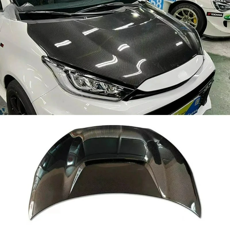 Lightweight 3K Twill FORToyota GR Yaris 2020-2025 Bonnet Carbon Fiber