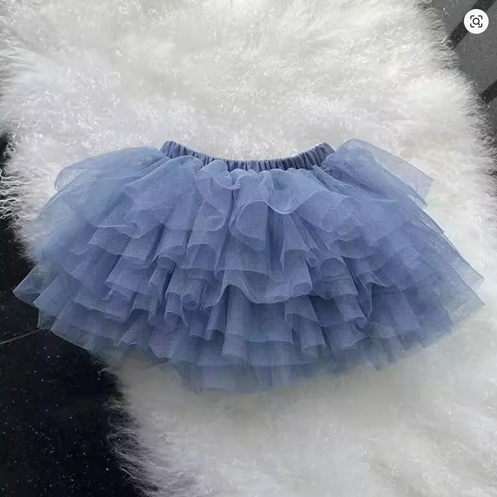 Baby Mädchen Tüllrock für Mädchen Tutu Prinzessin Ballkleid Pettiskirt Ballett Tanz Kinder Party/Geburtstag 6-lagiger Tüllrock 1-7 Jahre – Detail 14