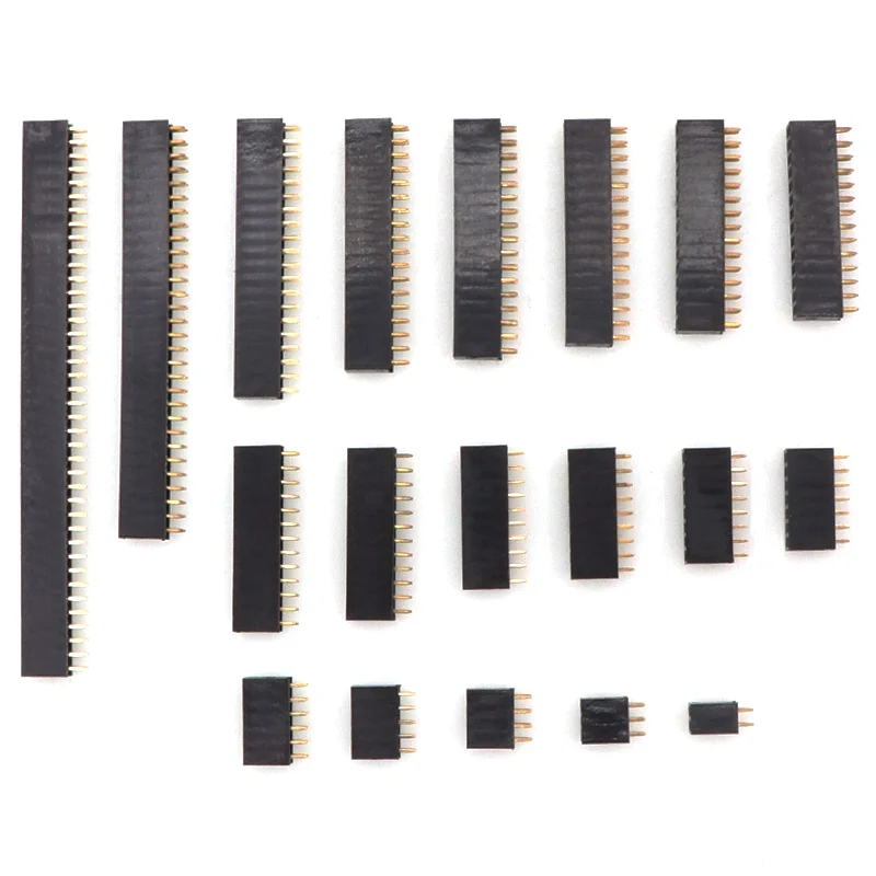  2*3/4/6/7/8/10/12/18 Pin 2.54 mm Double row Straight FEMALE For Arduino Shield