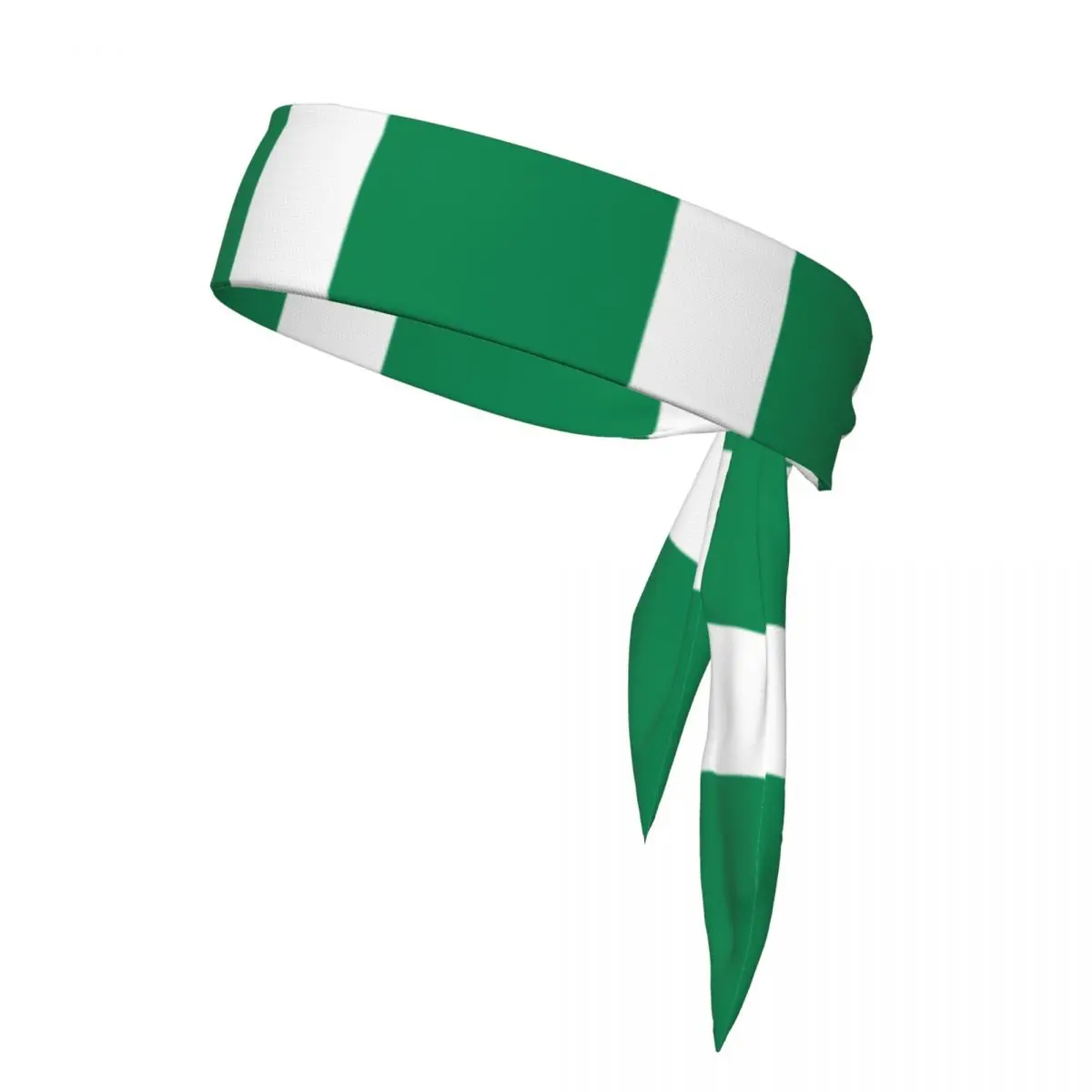 Tie Headbands Nigeria Flag Sports Head Band Athletic Sweatband Bandana Sweat Wicking