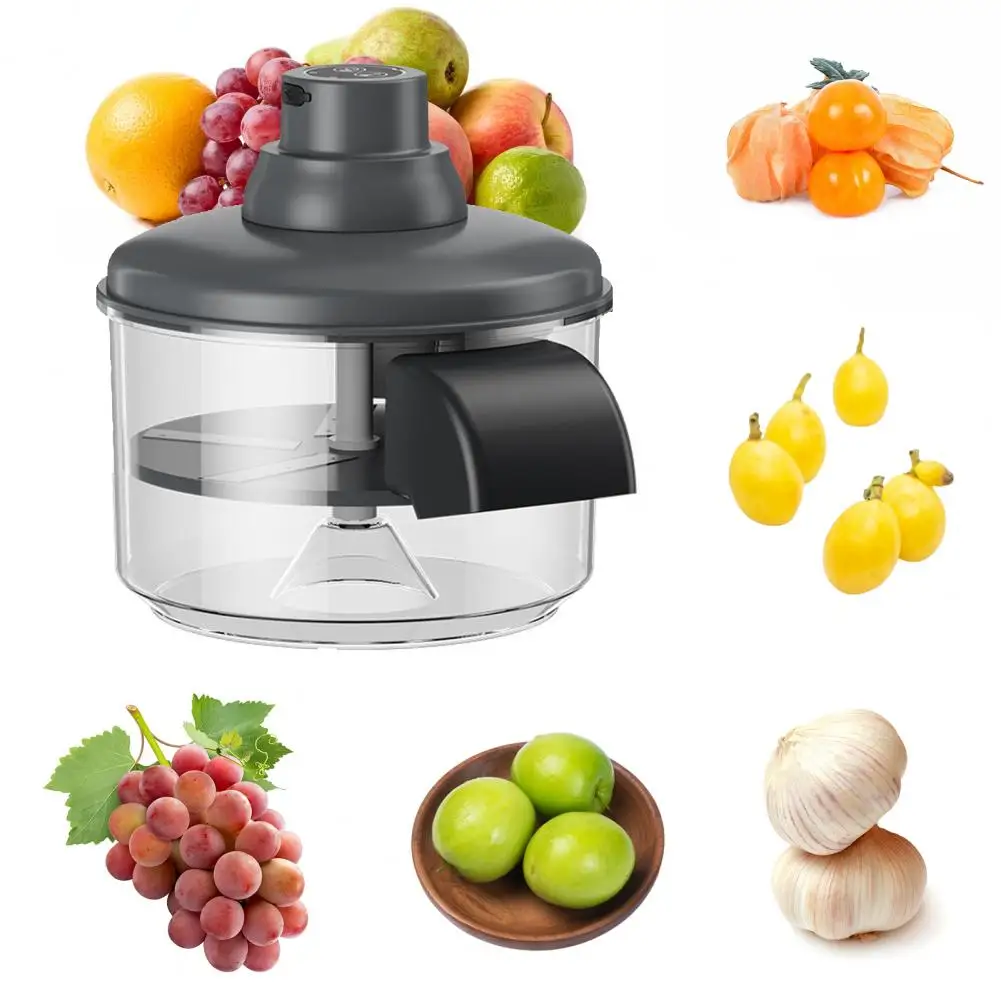 Máquina Peladora de Ajo Automática, Peladora de Uvas Eléctrica Inalámbrica, Removedor de Piel de Frutas Recargable, para Ajo, Cereza y Tomate