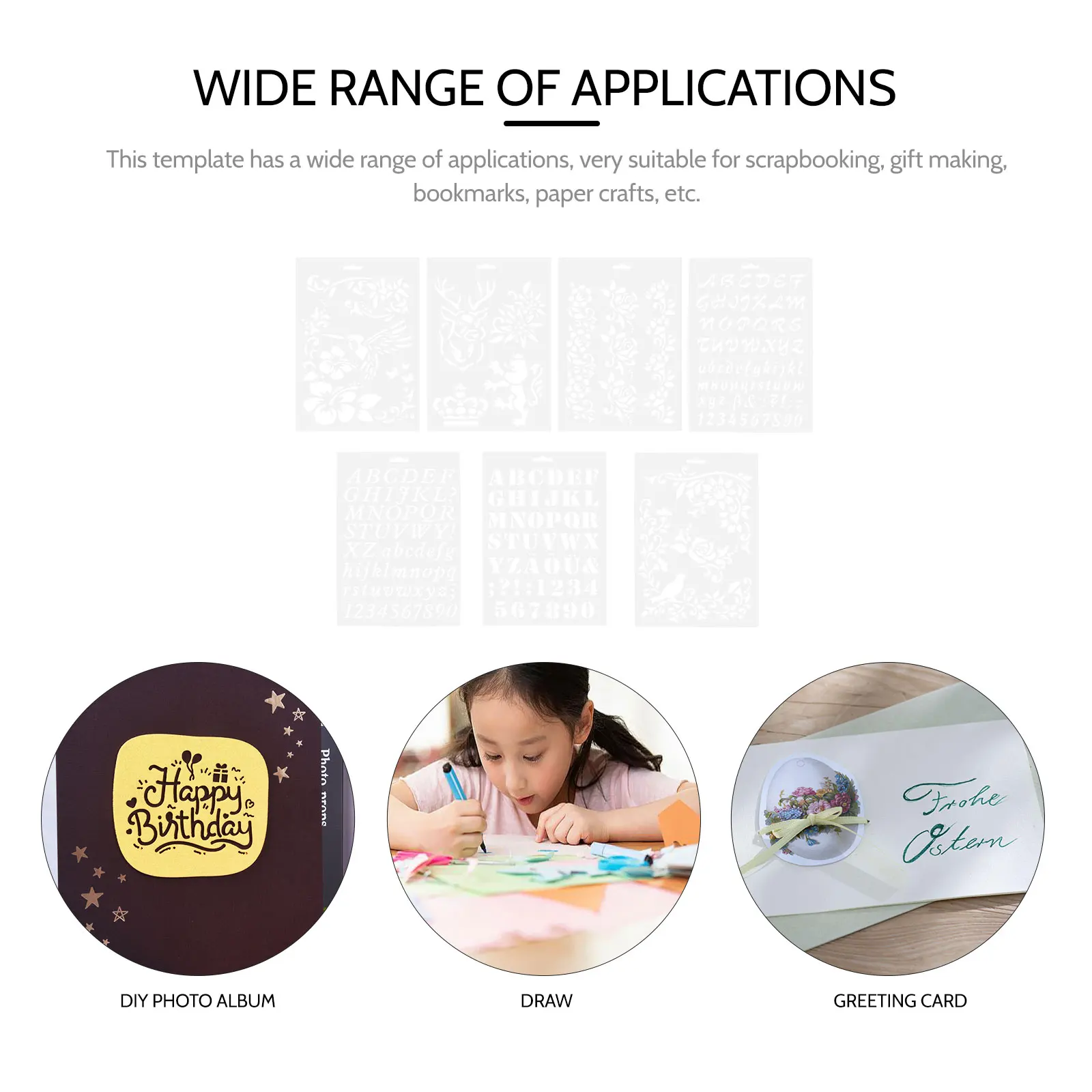 Рисунок 2 - 7-шт шаблон для рисования рисунок