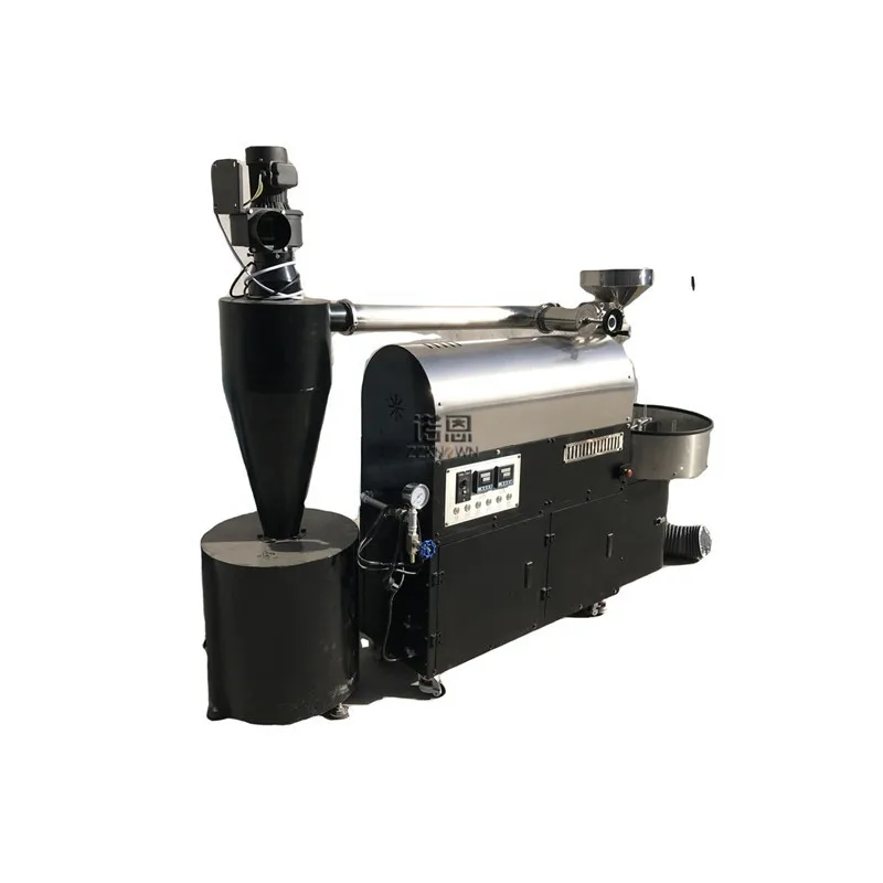 Máquina comercial de torrefação de grãos de café, 10kg, torrador de café, gás elétrico, máquina de cozimento de grãos de cacau com artisa