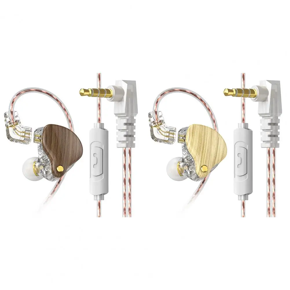 Проводные наушники Q1Pro с микрофоном, 2-контактный Разъемный кабель, шумоподавление, 3,5 мм, стереозвук, телефон, компьютерные наушники, спорт, W