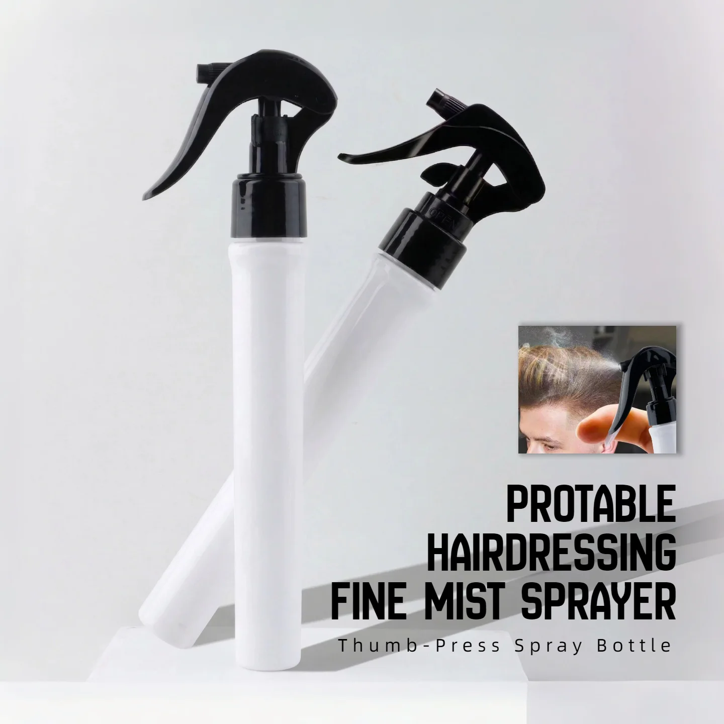 30ml Portable Spray Bottle Lockable Nozzle Leak-Proof Sprayer For Salon Hairdressing Plants Cosmetic Fine Water Mist Sprayer